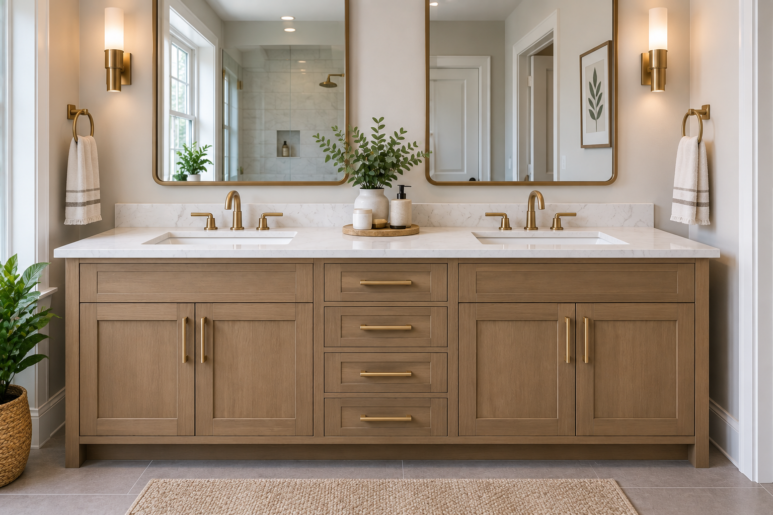 Double Sink Bathroom Vanity: 15 Stylish Ideas for Your Bathroom