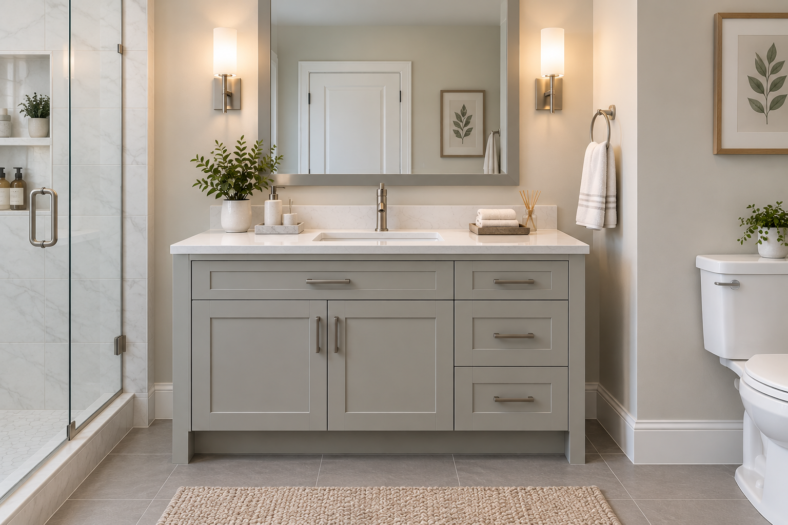 Single Sink Bathroom Vanity: Sizes, Styles, Materials & Buying Tips